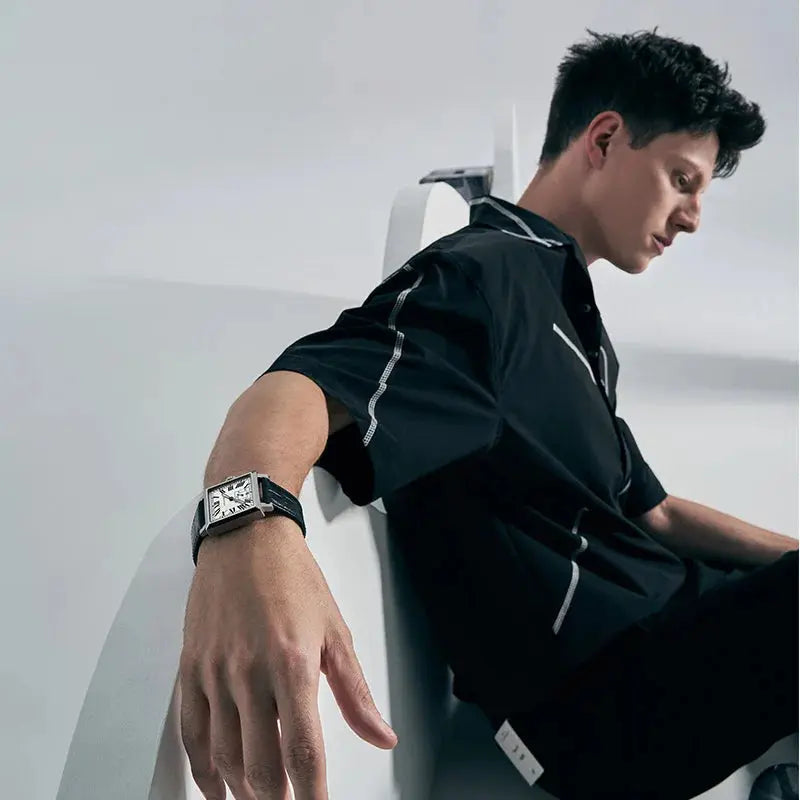 Square Business Formal Automatic Mechanical Inspirational Watches