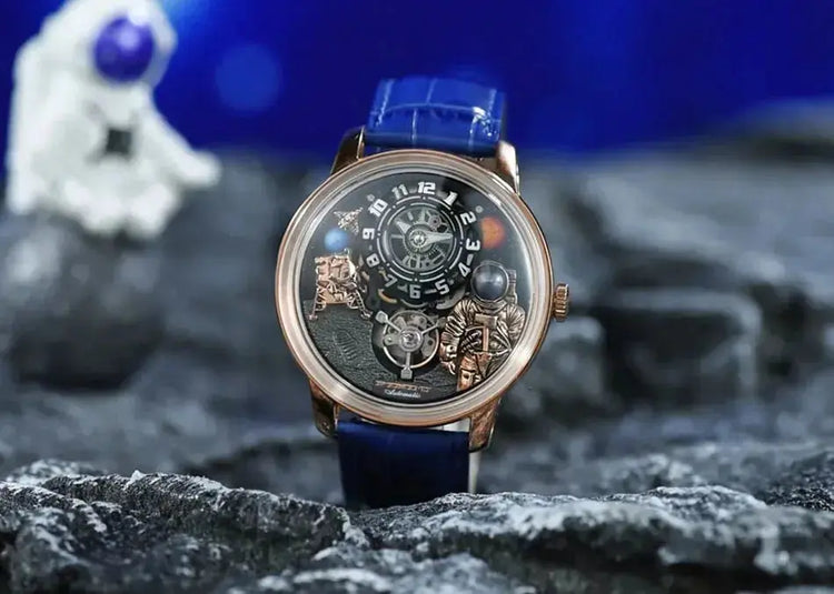 Space Series Unique Design Three-dimensional Dial Mechanical Watch - Inspirational Watches