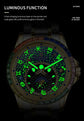 GLENAW Watches Original Design Diamond Constellation Rotating Dial Stainless Steel Luxury Men&