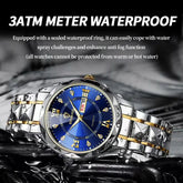 Original Waterproof Luminous Dual Calendar Watch Inspirational Watches