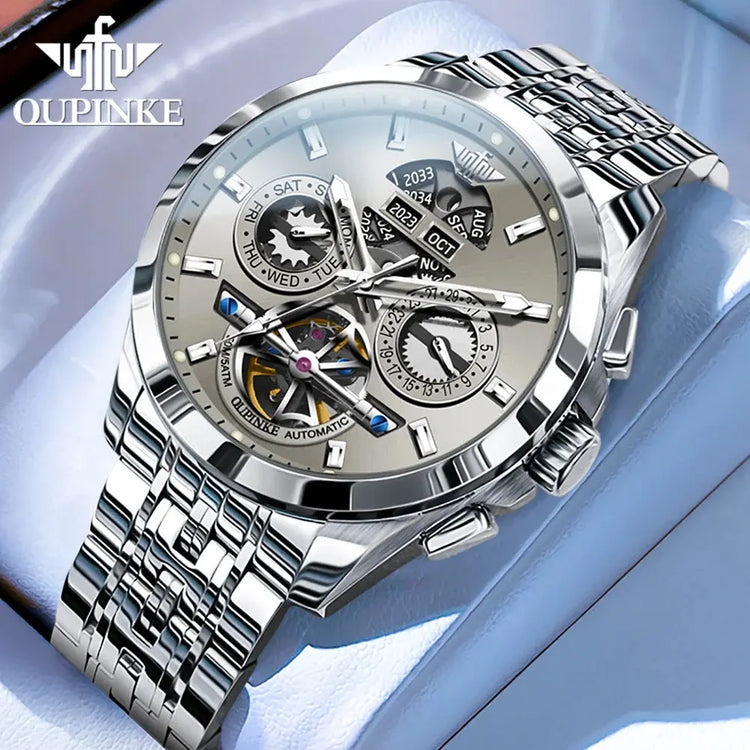 Automatic Luxury Waterproof Hollow Skeleton Watch - Inspirational Watches