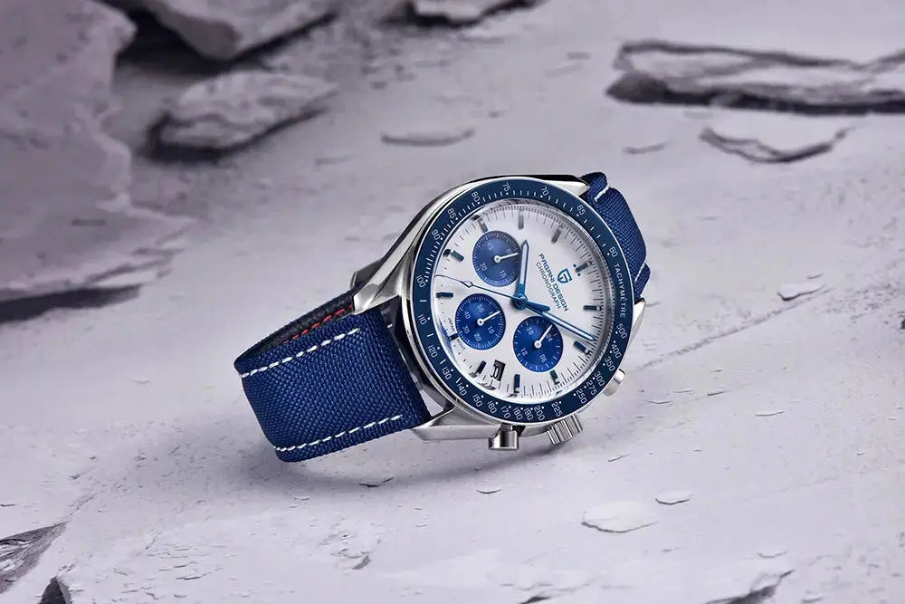 Luxury Business Mens Watches Chronograph AR Sapphire Mirror Waterproof - Inspirational Watches
