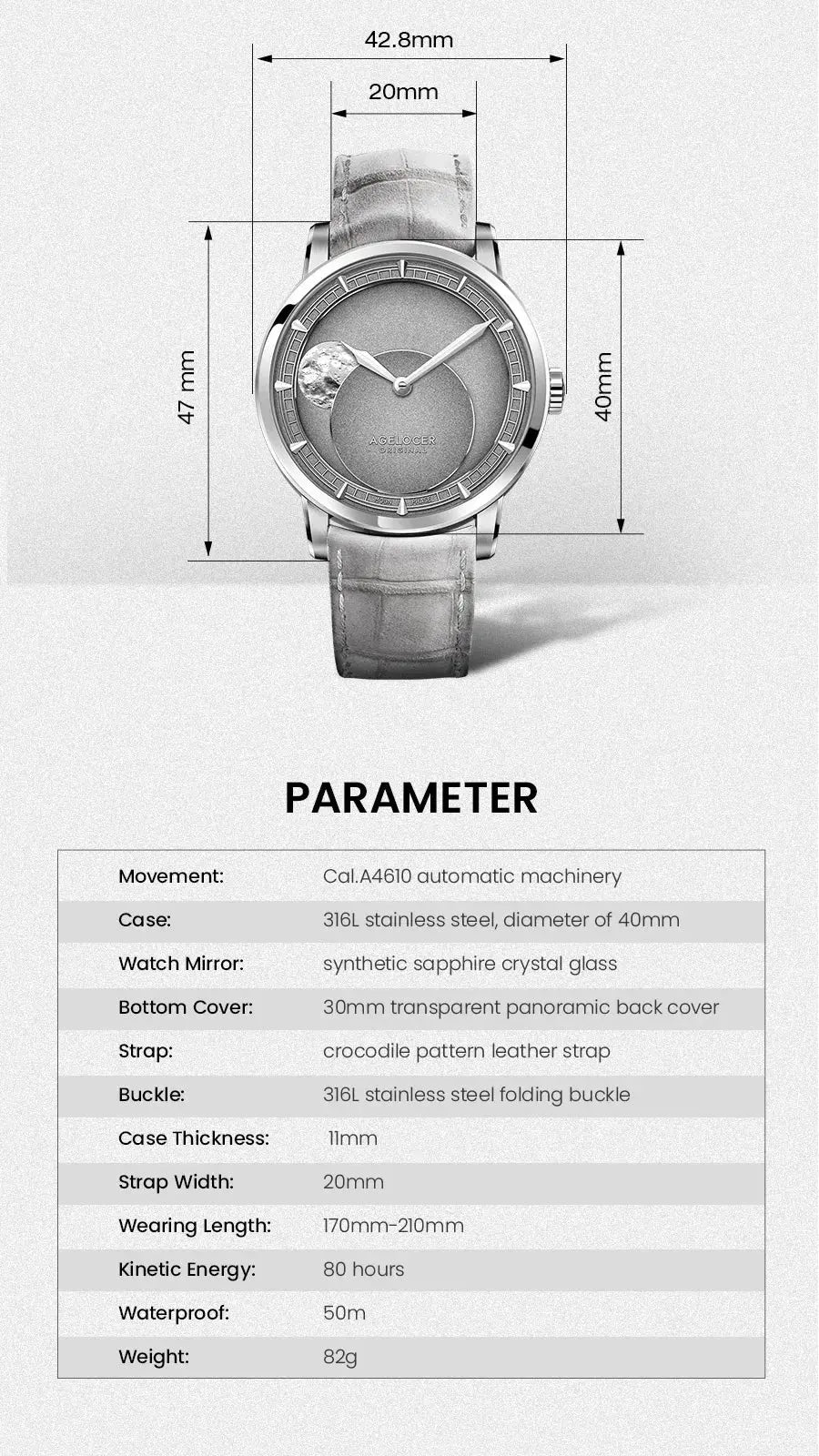 Moon Phase Original Astronomer Mechanical Inspirational Watches