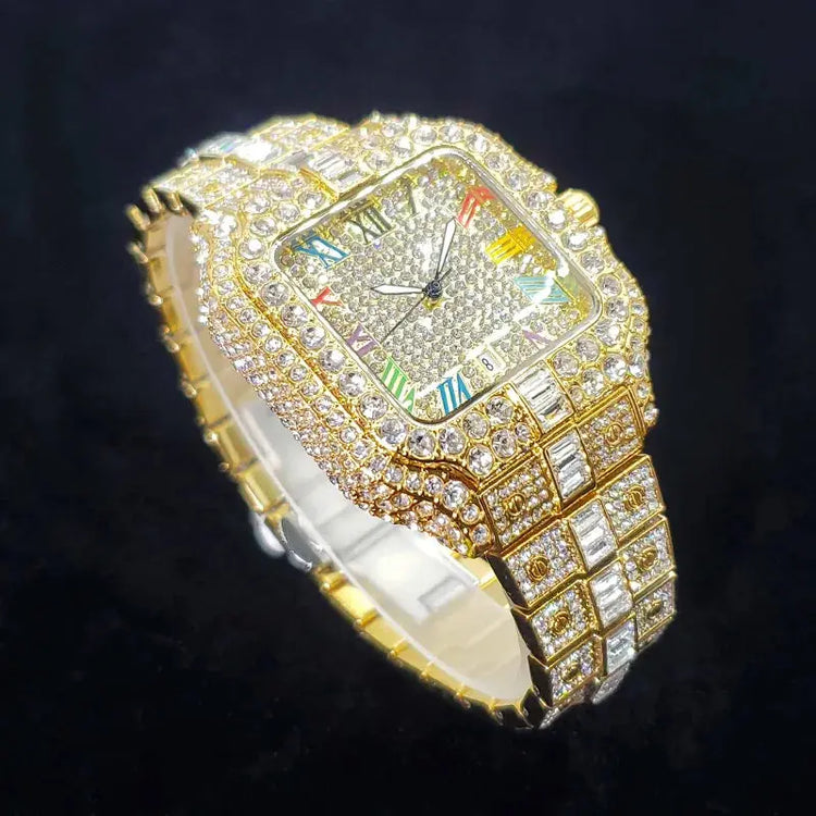 Rainbow Luxury Diamond Watch - Inspirational Watches