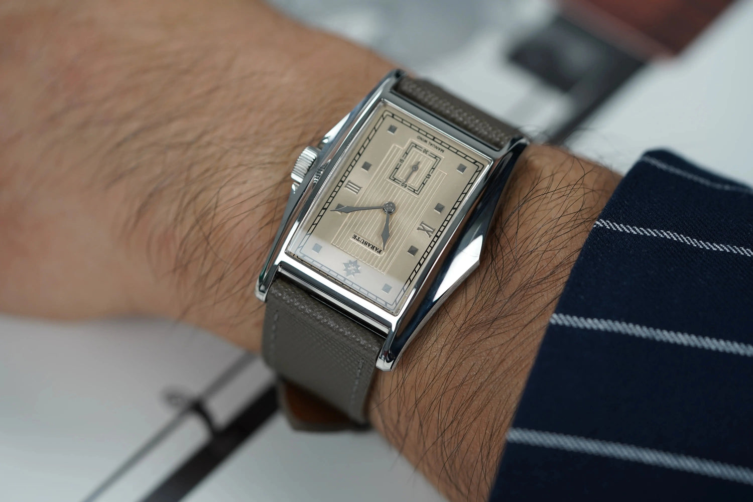 Square Dial Mechanical Movement Inspirational Watches