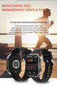 LIGE New 2.2-inch 3D Curved Screen Smart Watch With LED Light Thermometer Health Monitor Smartwatch BT Call Sports Fitness Watch Inspirational Watches