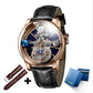Relogio PINDU Fixed Roulette Watch Latest Design Quartz Watch Men Waterproof Leather Man Wristwatch Upgraded Version Inspirational Watches