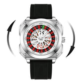 Roulette Sports Style Fashion Night Light Square Watch Inspirational Watches