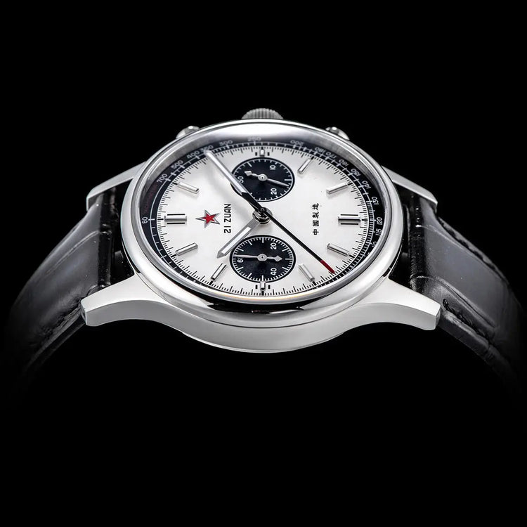 1963 Panda Pilot Chronograph Watch Air Force Sapphire - Inspirational Watches