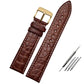 Premium Crocodile-Pattern Leather Watch Strap