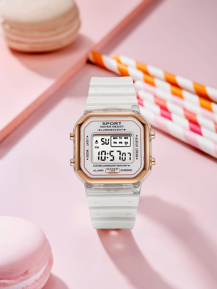 Multifunctional LED Digital Kids Sports Watch Inspirational Watches