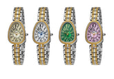 BERNY Snake-shaped Watch for Women Quartz Miyota 2035 Fashion Jewelry Bracelet Silver Gold Ladies Wristwatch Luxury Gift Watches Inspirational Watches