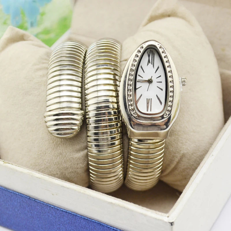 Snake Watch Watch Women Watch Fashion Snake Shape Bangle Watch for Casual Work  Women Watch Inspirational Watches