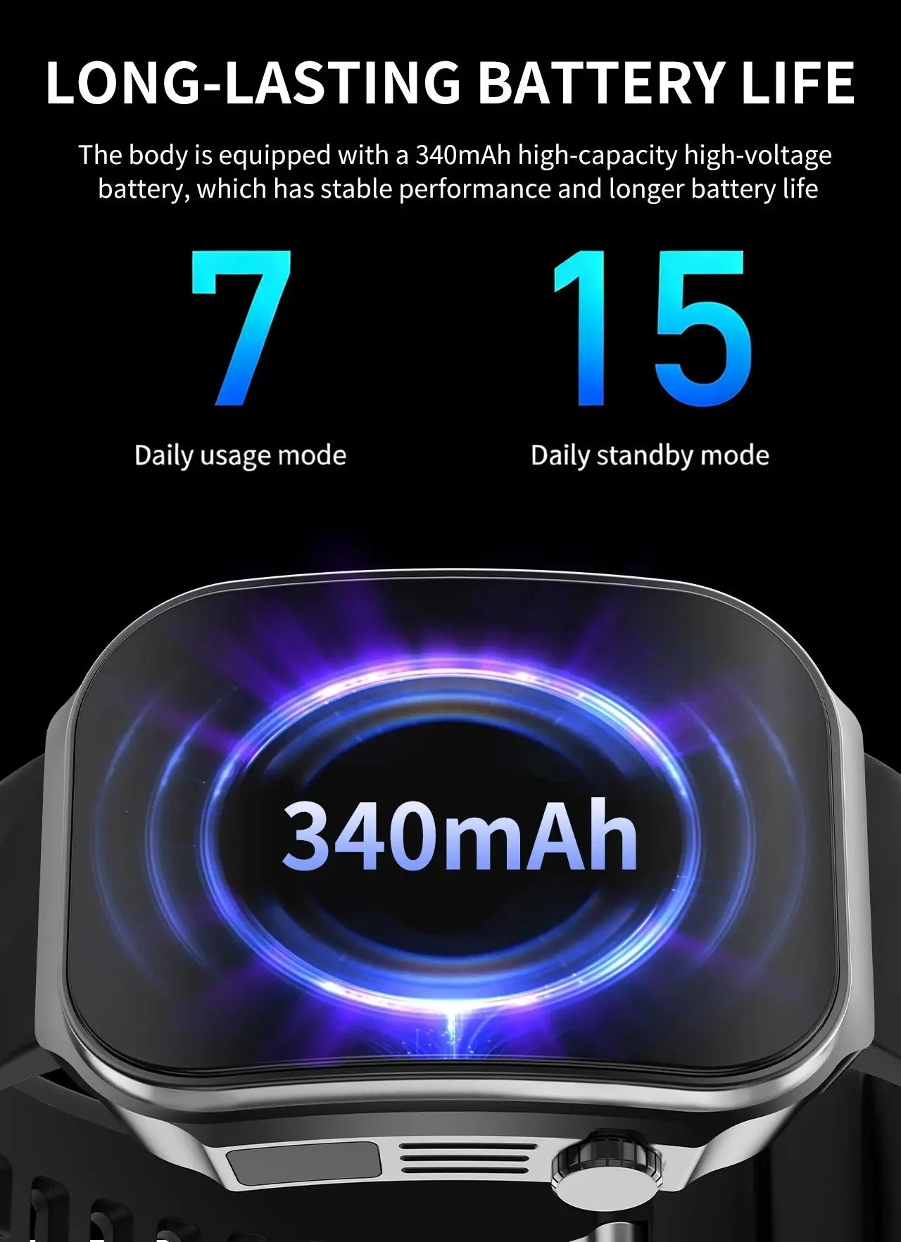 LIGE New 2.2-inch 3D Curved Screen Smart Watch With LED Light Thermometer Health Monitor Smartwatch BT Call Sports Fitness Watch Inspirational Watches