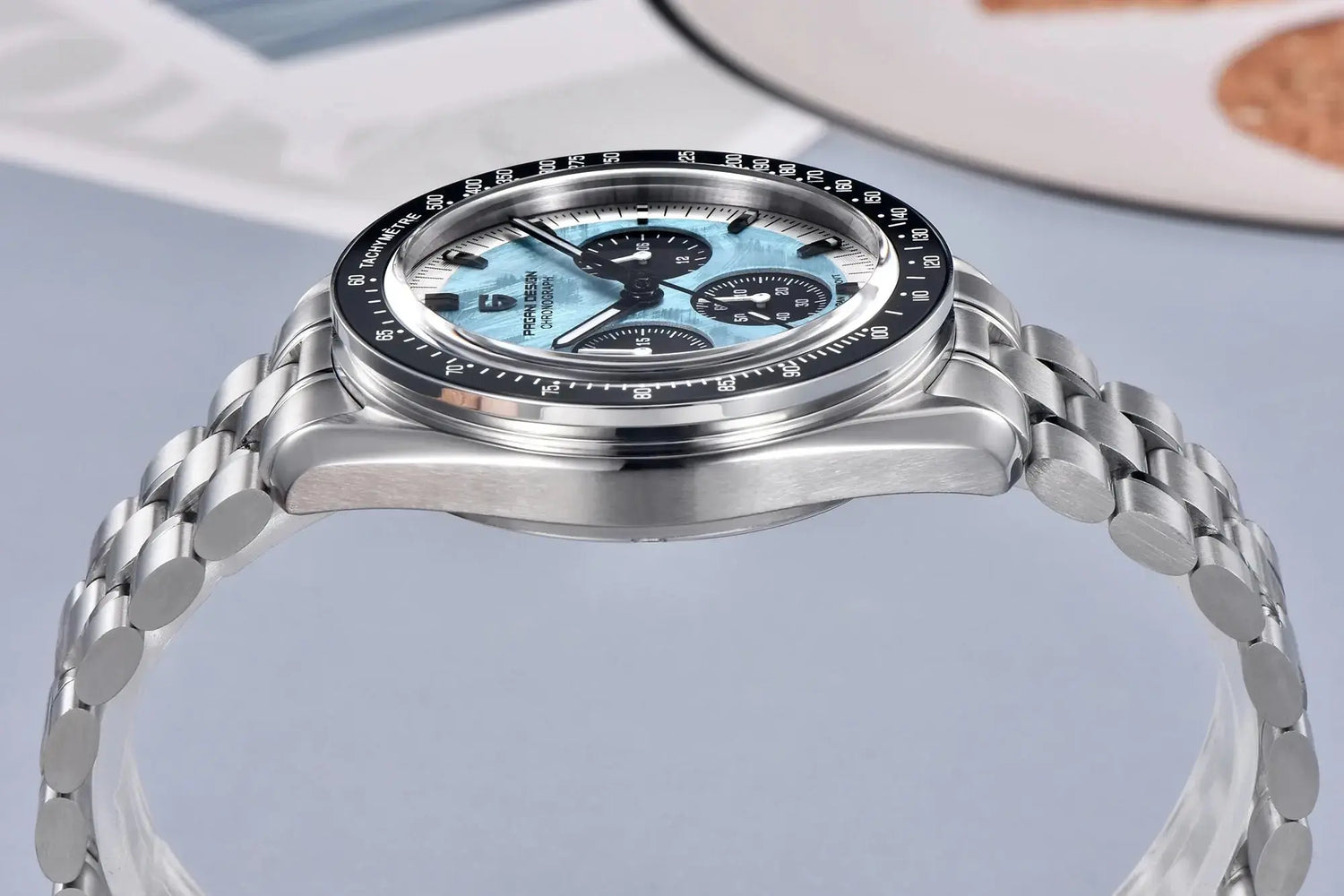 Luxury Business Mens Watches Chronograph AR Sapphire Mirror Waterproof - Inspirational Watches