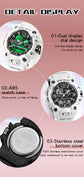 LED Digital Sport Watch Waterproof Inspirational Watches