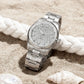 Watchdives WD0003C Quartz Watch VH31 Sweep Seconds Movement 38mm ice Crack Dial Sapphire Luminous 100m Waterproof Men Wristwatch Inspirational Watches
