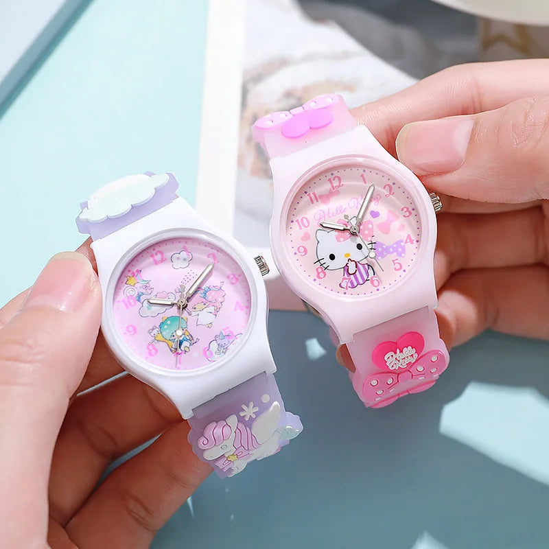 Cute 3D Hello Kitty Kids Watch Inspirational Watches