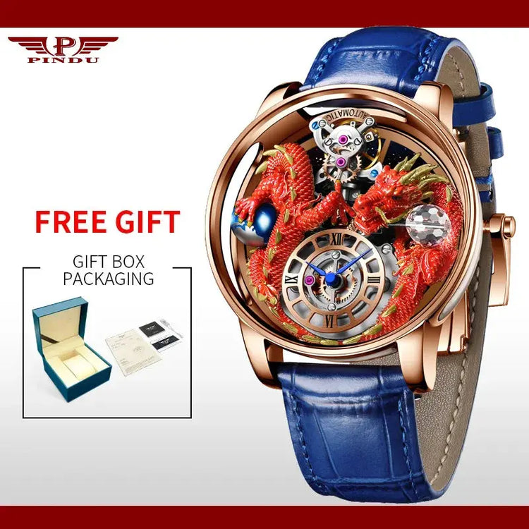 Celestial Three Dimensional Dragon watch Inspirational Watches