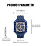 Military Watches Men Watch 2025 New 50M Waterproof Wristwatch Stopwatch Alarm LED Light Digital Watches 8121 Men&