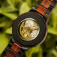 Luxury Wooden Mechanical Watches for Men – Premium Automatic Timepiece with Oversized Dial - Inspirational Watches