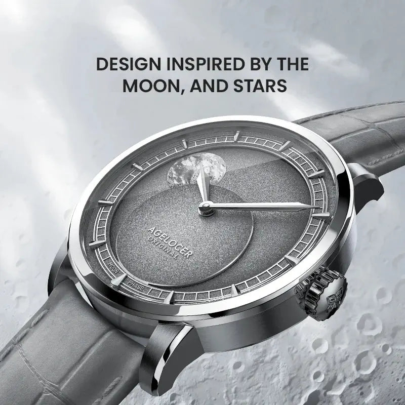 Moon Phase Original Astronomer Mechanical Inspirational Watches