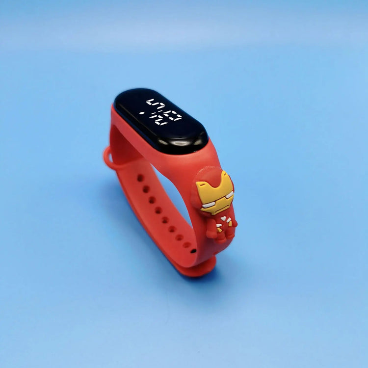 Digital LED Display Cartoon Fashion Kids Watch Inspirational Watches
