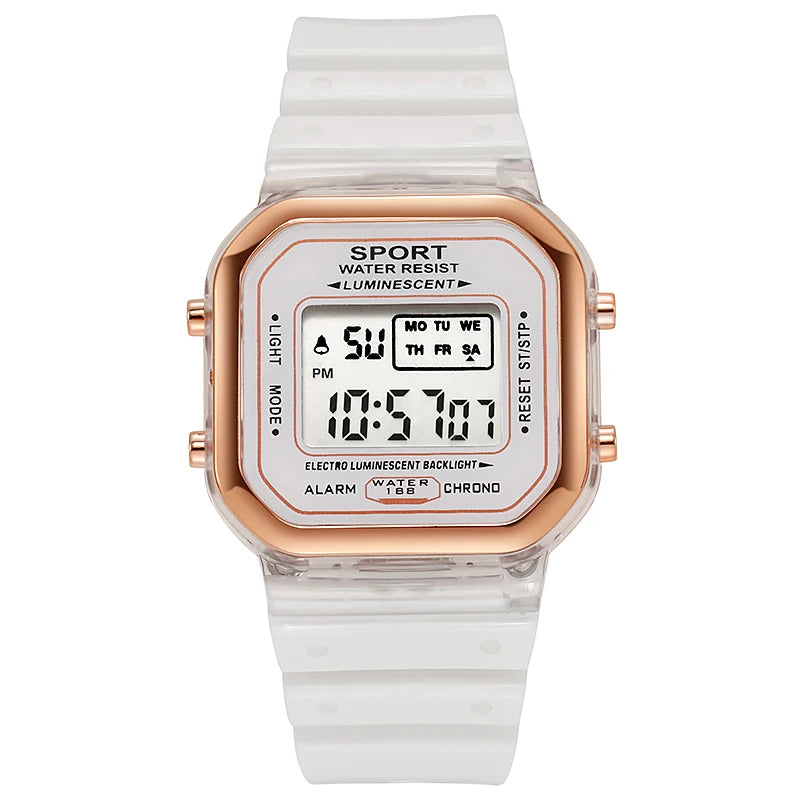 Multifunctional LED Digital Kids Sports Watch Inspirational Watches