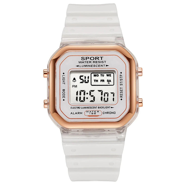 Multifunctional LED Digital Kids Sports Watch Inspirational Watches