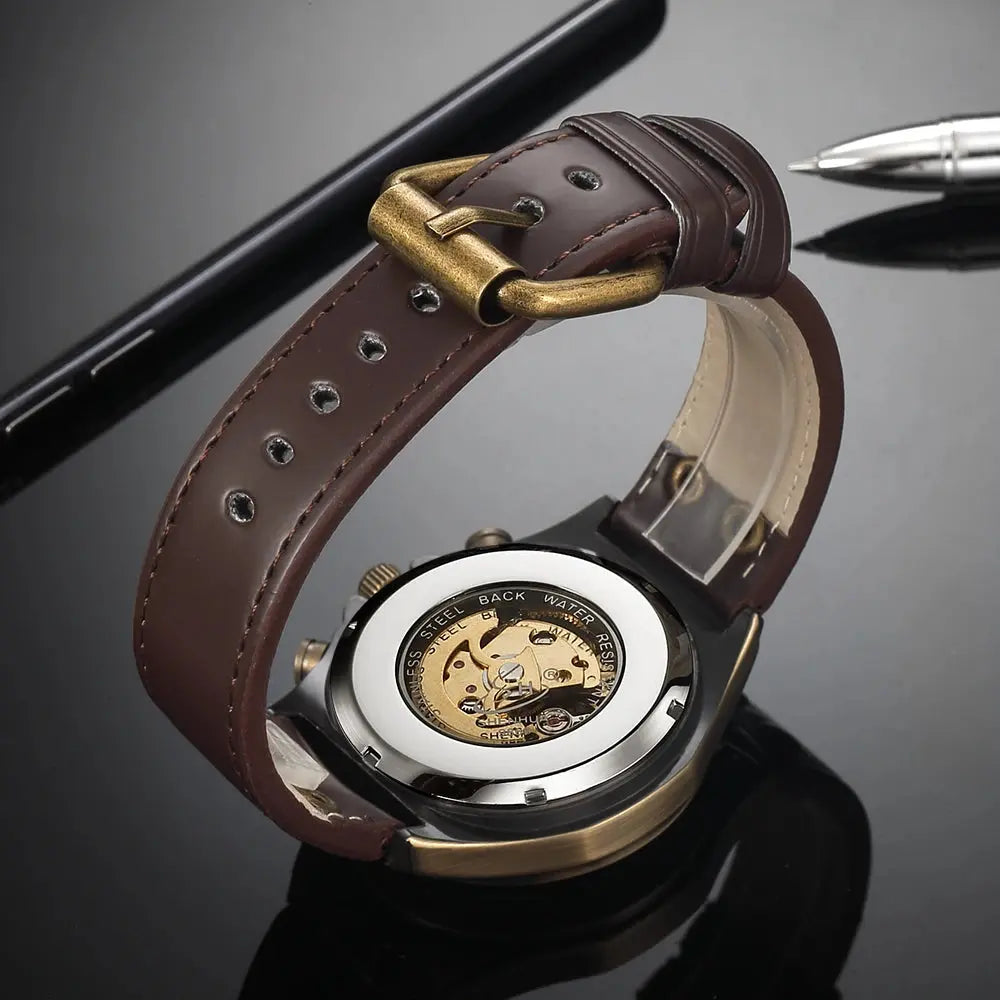 Retro with Genuine Leather Inspirational Watches