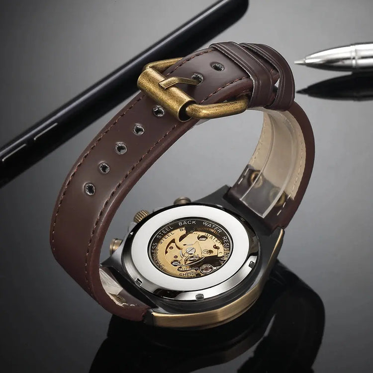 Retro with Genuine Leather Inspirational Watches