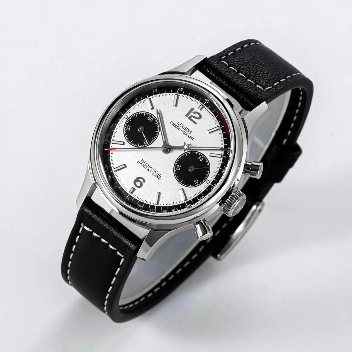 Mechanical Chronograph Panda Wristwatch Air Force Sapphire Waterproof Inspirational Watches