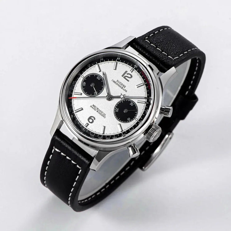 Mechanical Chronograph Panda Wristwatch Air Force Sapphire Waterproof Inspirational Watches