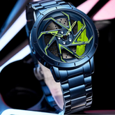 360 Degree Rotating Wheel Rim Dial Watch Inspirational Watches
