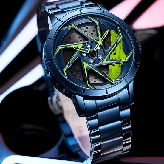 360 Degree Rotating Wheel Rim Dial Watch Inspirational Watches