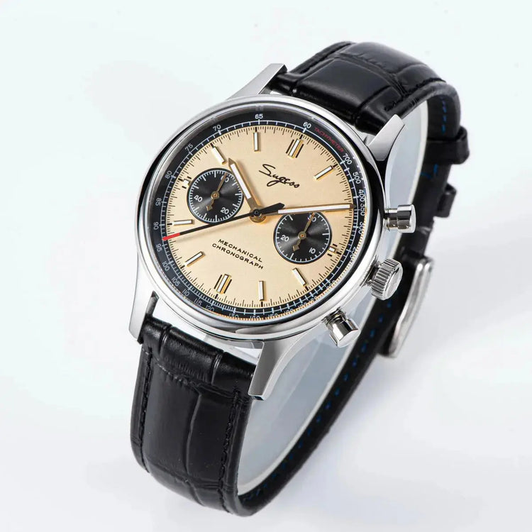 Mechanical Chronograph Panda Wristwatch Air Force Sapphire Waterproof Inspirational Watches
