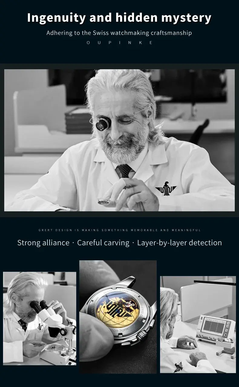 Automatic Skeleton Fashion Watch Inspirational Watches