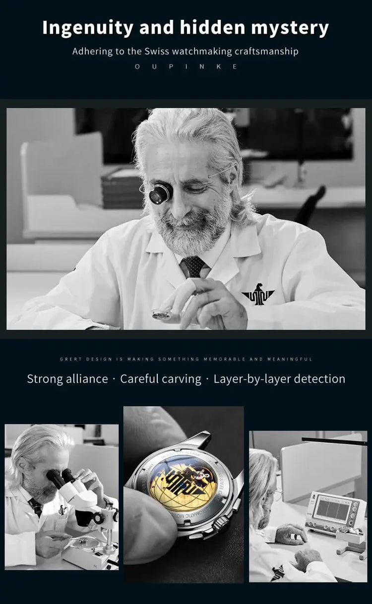Automatic Skeleton Fashion Watch Inspirational Watches