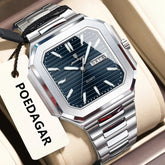 Square Fashion Man Waterproof Luminous Wristwatch Inspirational Watches