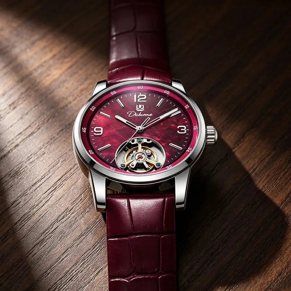 NEW Tourbillon Watch Men Fashion Sport Automatic Mechanical Clock Waterproof Wristwatch Top Brand Luxury Business Watch Reloj Inspirational Watches