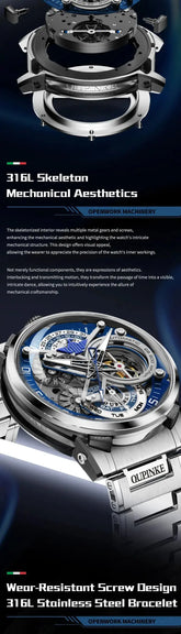 Automatic Skeleton Design Watch Inspirational Watches