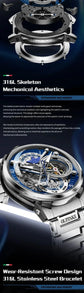 Automatic Skeleton Design Watch Inspirational Watches