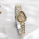 BERNY Snake-shaped Watch for Women Quartz Miyota 2035 Fashion Jewelry Bracelet Silver Gold Ladies Wristwatch Luxury Gift Watches Inspirational Watches