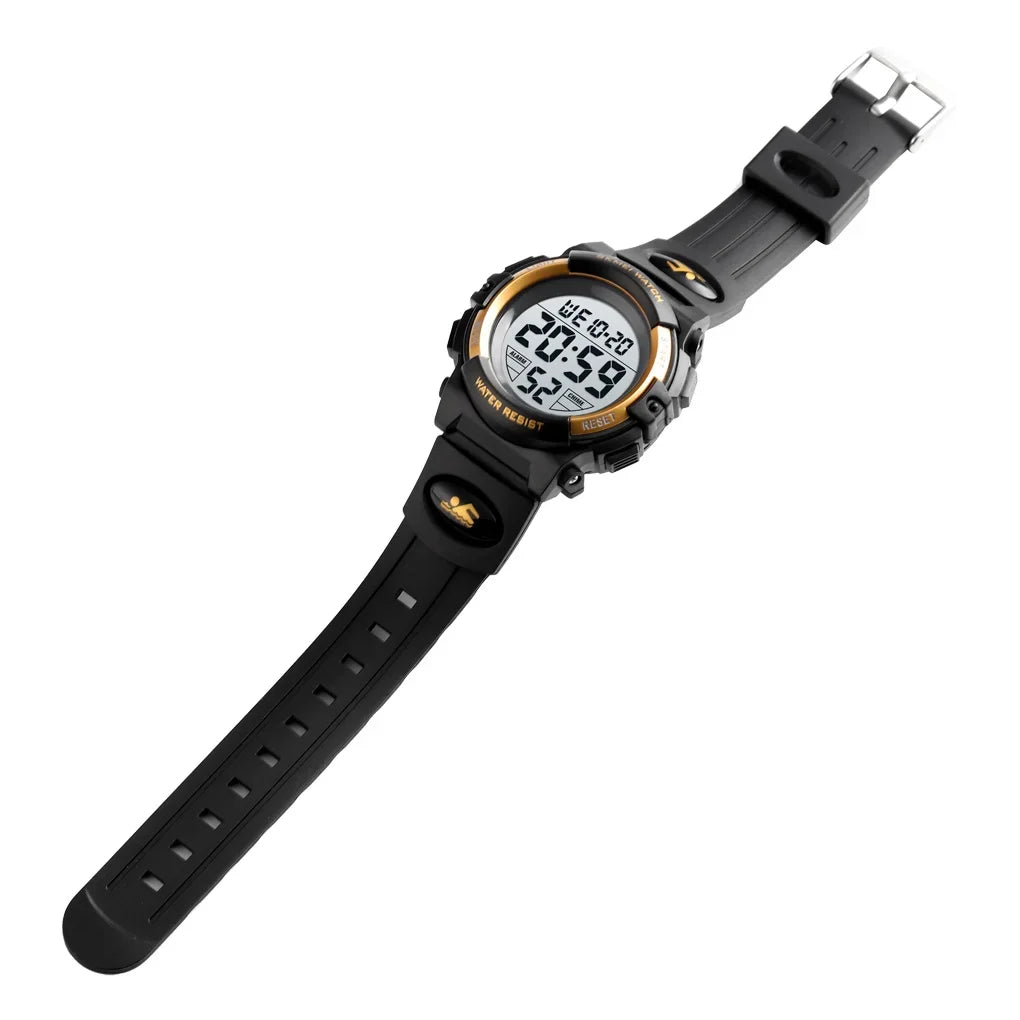 LED light Display Digital Alarm Clock 5Bar Waterproof Kids Sports Watch Inspirational Watches