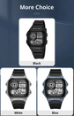 Digital Sports Luminous Multifunction Waterproof watch Inspirational Watches