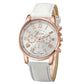 Stylish Women Watch Roman Numerals Three Eye Six Pin Inspirational Watches