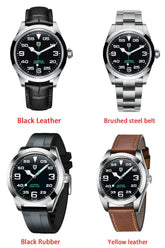Automatic Watches Japan Mechanical Wristwatches Luxury Sapphire Glass AR Coated Inspirational Watches