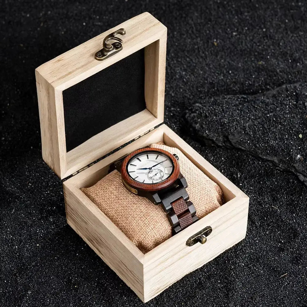 Wooden Watch Top Fashion Casual Clock Quartz Inspirational Watches