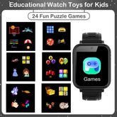 24 Games Kids Music Play Pedometer Tracker Time Display Video Audio Record Torch Smartwatch Inspirational Watches