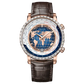 World Time Automatic Mechanical Calendar Stainless Steel Inspirational Watches